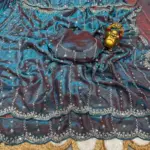 Kc 75 Space Silk Sequence Handworked Designer Saree Collection - Image 3