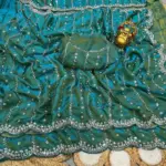 Kc 75 Space Silk Sequence Handworked Designer Saree Collection - Image 5