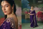 Kimora Iconic 3 Fancy with Sequence and Stone Work Saree Collection - Image 3