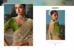 Kimora Kajal Fancy Thread Embroidered Work Designer Saree Collection - Image 16