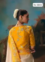 Kimora Kajal Fancy Thread Embroidered Work Designer Saree Collection - Image 18