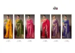 Kira Kamini 8201 to 8206 Chiniya Silk Wedding Wear Saree Collection - Image 2