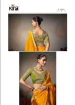 Kira Kamini 8201 to 8206 Chiniya Silk Wedding Wear Saree Collection - Image 6