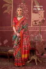 Kreshva Patola Heritage Silk Printed Traditional Wear Saree Collection - Image 3
