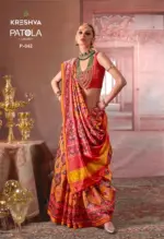 Kreshva Patola Luxury Silk Printed Traditional Wear Saree Collection - Image 5