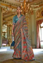 Kreshva Rani Mahal Silk Printed Glory Finish Saree Collection - Image 13
