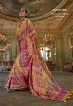 Kreshva Rani Mahal Silk Printed Glory Finish Saree Collection - Image 4