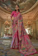 Kreshva Rani Mahal Silk Printed Glory Finish Saree Collection - Image 6