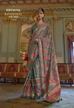 Kreshva Rani Mahal Silk Printed Glory Finish Saree Collection - Image 7