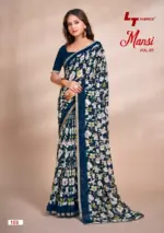 Lt Mansi Vol 1 Micro Renial Casual Wear Saree Collection - Image 10