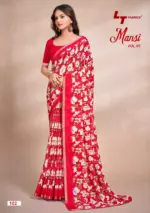 Lt Mansi Vol 1 Micro Renial Casual Wear Saree Collection - Image 4