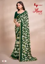 Lt Mansi Vol 1 Micro Renial Casual Wear Saree Collection - Image 5