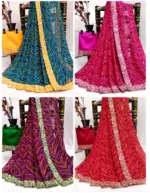 Maa Bandhani Georgette Vol 1 Printed Saree Collection - Image 2