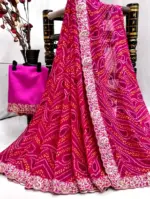 Maa Bandhani Georgette Vol 1 Printed Saree Collection - Image 3