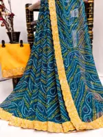 Maa Bandhani Georgette Vol 1 Printed Saree Collection - Image 5