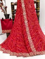 Maa Bandhani Georgette Vol 1 Printed Saree Collection - Image 6