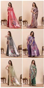Maahi 212 Paithani Silk Zari Weaving Saree Collection - Image 3