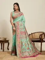 Maahi 214 Pashmina Silk Festival Wear Saree Collection - Image 7