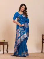 Maahi 215 Paithani Silk Zari Weaving Saree Collection - Image 4