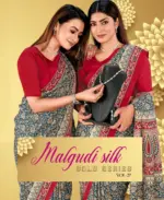 Malgudi Silk Vol 27 Cracle Silk Printed Uniform Saree Collection