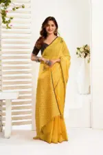 Meera 324 Linen Printed Party Wear Beautiful Saree Collection - Image 6