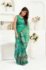 Meera 326 Linen Printed Ready to Wear Fancy Saree Collection - Image 2