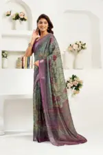Meera 326 Linen Printed Ready to Wear Fancy Saree Collection - Image 5