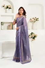 Meera 326 Linen Printed Ready to Wear Fancy Saree Collection - Image 7