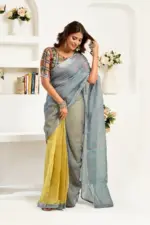 Meera 327 Linen Printed Ready to Wear Beautiful Saree Collection - Image 7