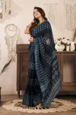 Meera 328 Linen Printed Ready to Wear Fancy Saree Collection - Image 6