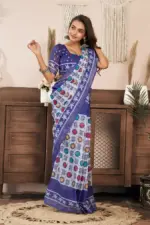 Meera 329 Linen Printed Ready to Wear Fancy Saree Collection - Image 6
