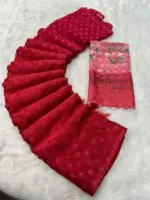 Moss 6237 Modal Crepe Embroidery Saree Collection - Image 2