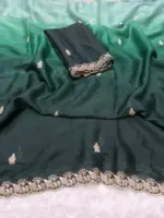 Paris Arhaam Georgette Embriodery Bollywood Saree Collection - Image 2