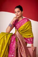 Rajpath Sindhu Ghat Zari Weaving Satin Silk Saree Collection