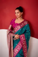 Rajpath Sindhu Ghat Zari Weaving Satin Silk Saree Collection - Image 12