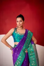 Rajpath Sindhu Ghat Zari Weaving Satin Silk Saree Collection - Image 4