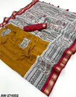 Rajyog 274001 to 4 Mul Cotton Aari Worked Fancy Saree Collection - Image 10