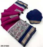 Rajyog 274001 to 4 Mul Cotton Aari Worked Fancy Saree Collection - Image 3