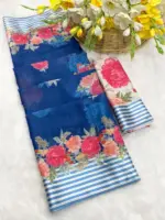 Rajyog R 1 to R 6 Soft Georgette Fancy Saree Collection - Image 14