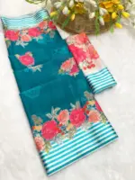 Rajyog R 1 to R 6 Soft Georgette Fancy Saree Collection - Image 3