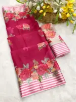 Rajyog R 1 to R 6 Soft Georgette Fancy Saree Collection - Image 5