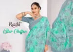 Ruchi Star Chiffon 224 Chiffon Printed Casual Wear Saree Collection