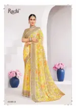Ruchi Star Chiffon 224 Chiffon Printed Casual Wear Saree Collection - Image 5