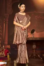 Saroj Anushka Satin Saroski Vol 2 Silk Festival Saree Collection - Image 3