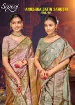 Saroj Anushka Satin Vol 1 Silk Festival Saree Collection