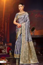 Saroj Anushka Satin Vol 1 Silk Festival Saree Collection - Image 6