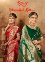 Saroj Arundhati Silk Vol 1 Zari Weaving Silk Saree Collection