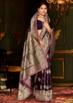 Saroj Butterffly Satin Saroski Vol 2 Satin Silk Saree Collection - Image 4