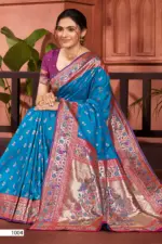 Saroj Gulaal Silk Saroski Vol 1 Soft Silk Saroski Worked Saree Collection - Image 3