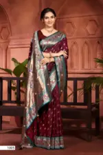 Saroj Gulaal Silk Saroski Vol 1 Soft Silk Saroski Worked Saree Collection - Image 5
